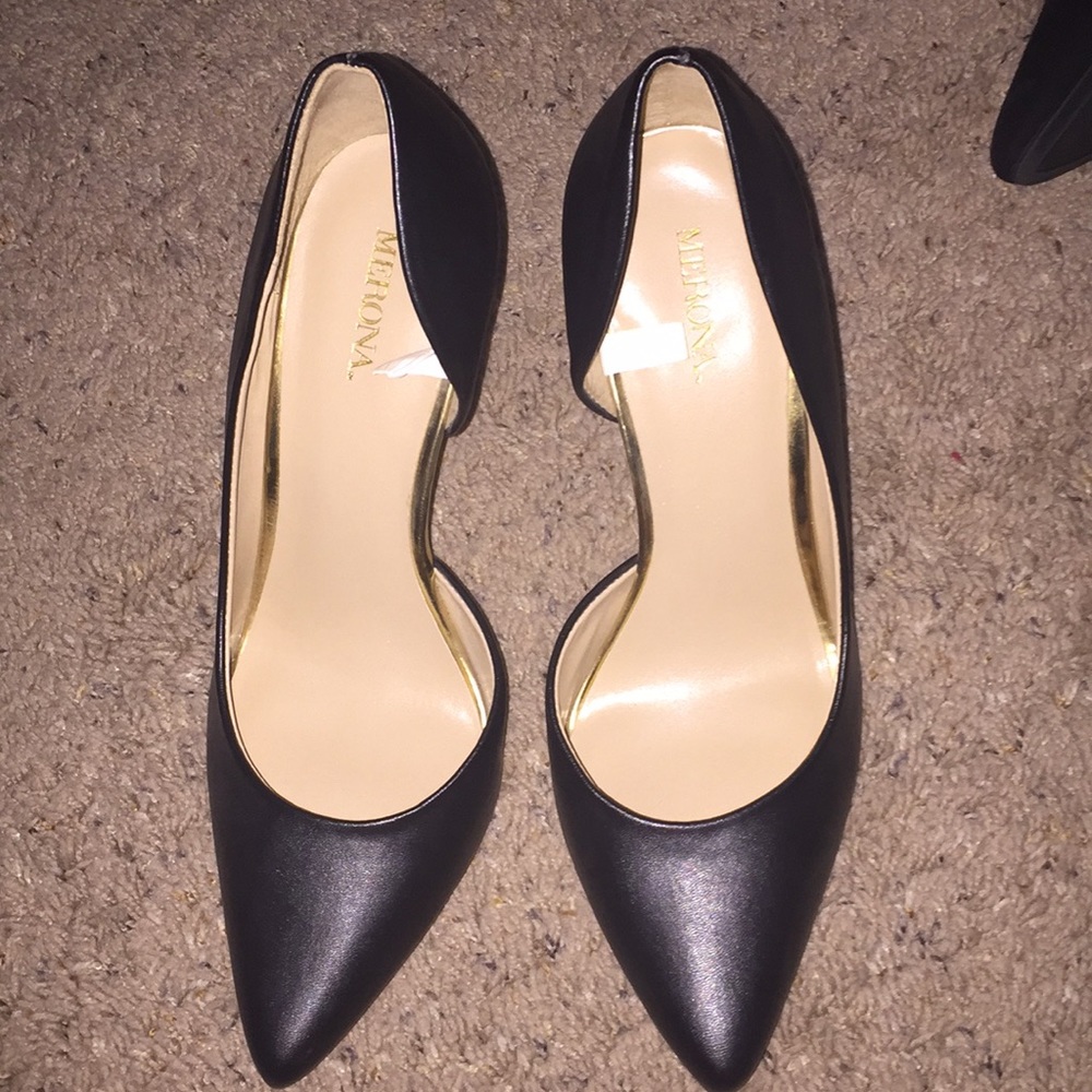 Black high heels